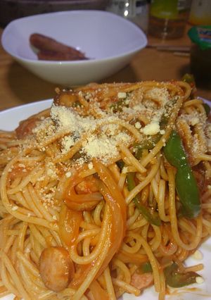 バターを使ったナポリタン(〝⌒∇⌒〝)-レシピのメイン写真