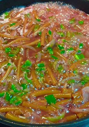 No2297マカロニ赤ワイン煮-レシピのメイン写真