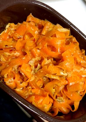 ピーラーで!ツナにんじんのレンジ蒸し-レシピのメイン写真