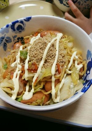 1回やってみて！焼きそば新☆食べ方！-レシピのメイン写真