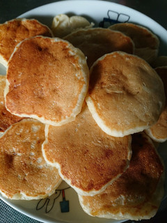 卵砂糖なしのホットケーキ☆離乳食おやつ-レシピのメイン写真