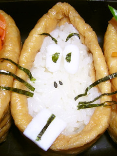 お弁当・稲荷寿司でねずみ男♪-レシピのメイン写真