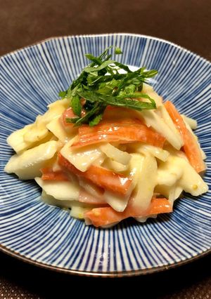 長芋とカニカマの辛子酢味噌和え★ 簡単-レシピのメイン写真