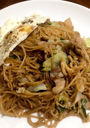 豚バラ肉の醤油焼きそば-レシピのメイン写真
