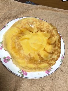 小麦粉×卵×水×砂糖☆簡単クレープ☆-レシピのメイン写真