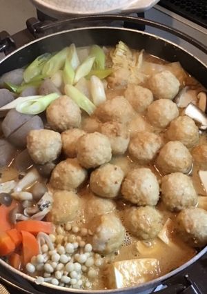 簡単 とりつくね鍋-レシピのメイン写真