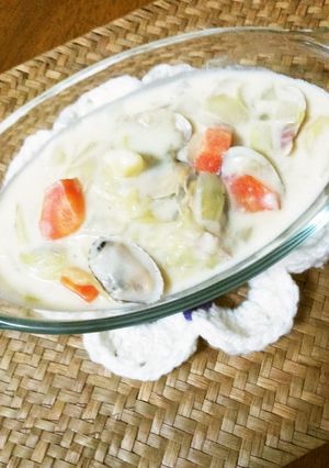 簡単本格味クラムチャウダー-レシピのメイン写真