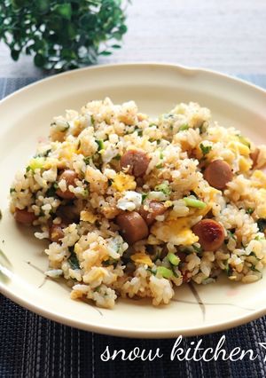 ルッコラとウインナーの炒飯☆-レシピのメイン写真