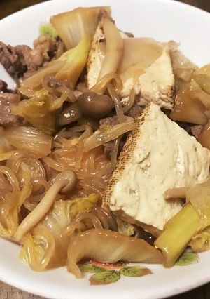 すき焼きのタレで肉豆腐-レシピのメイン写真
