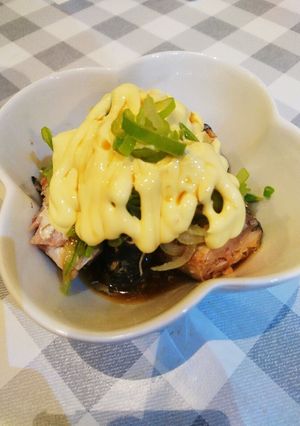 5分でできるwサバ缶のまよぽん！-レシピのメイン写真