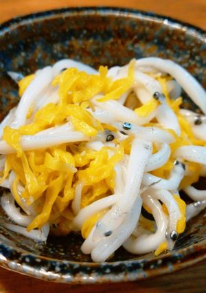 シラウオと菊の甘酢漬け-レシピのメイン写真
