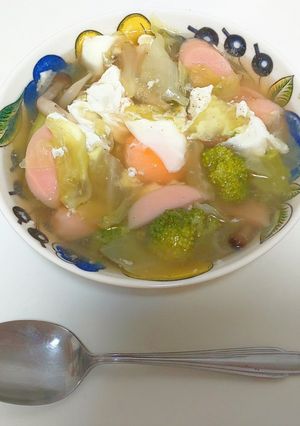 具だくさんの超簡単スープ-レシピのメイン写真