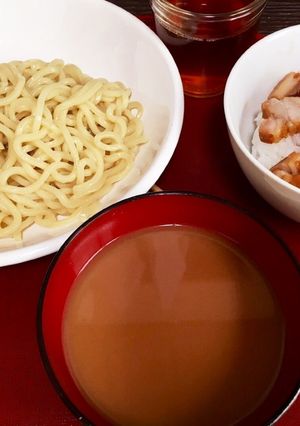 息子作 つけ麺定食-レシピのメイン写真