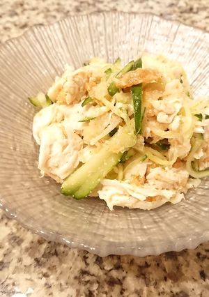 ささみセロリの梅サラダ～脂肪燃焼！～-レシピのメイン写真