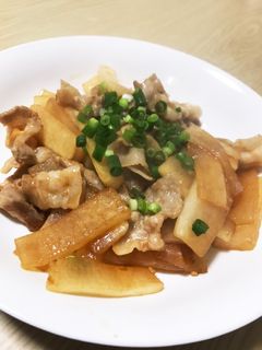 豚肉と大根のピリ辛スタミナ炒め-レシピのメイン写真
