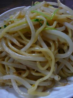 豆苗*モヤシ*オイスターソース焼きそば-レシピのメイン写真