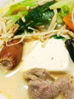 辛味噌豆乳鍋-レシピのメイン写真