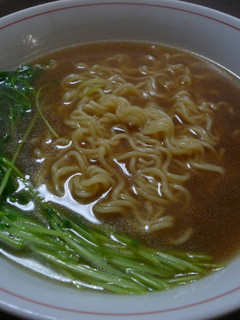 豆苗ラーメン(インスタント)-レシピのメイン写真