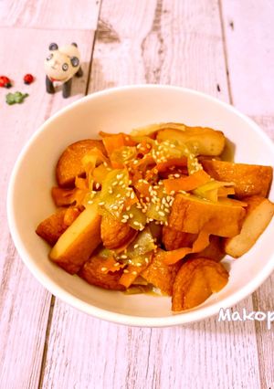 ピラピラきんぴら＋さつま揚げ(^-^)♡-レシピのメイン写真