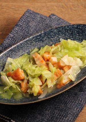 簡単！野菜天とキャベツの白だし煮-レシピのメイン写真