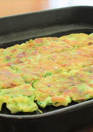 サクふわっもちっと！はんぺん入りねぎ焼き-レシピのメイン写真