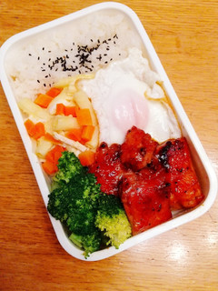 お弁当(11/27)とり肉の山賊焼-レシピのメイン写真