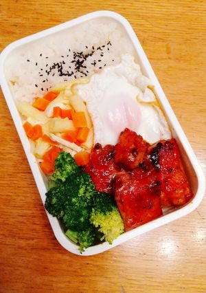 お弁当(11/27)とり肉の山賊焼-レシピのメイン写真