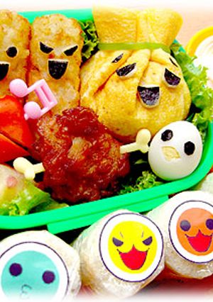 キャラ弁　太鼓の達人-レシピのメイン写真