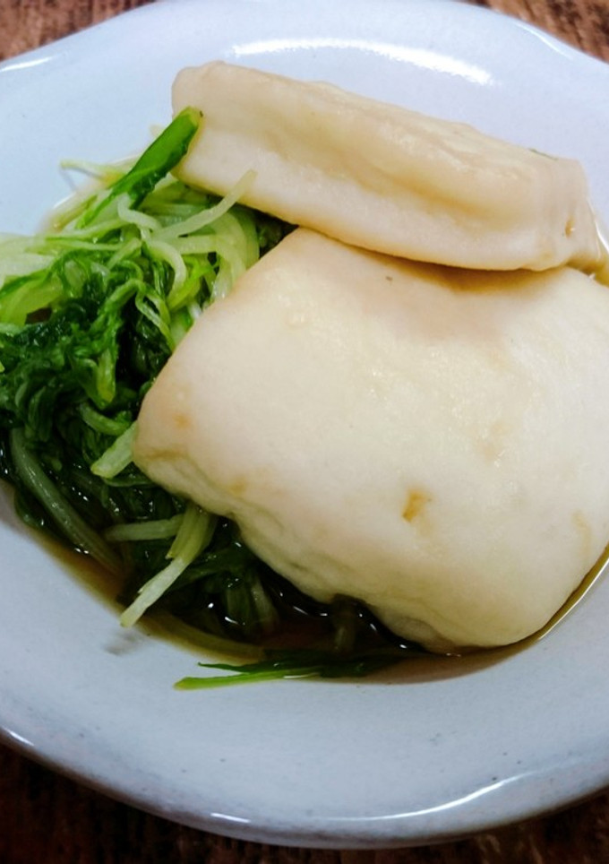 水菜とはんぺんのサッと煮-レシピのメイン写真