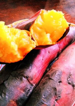 魚焼きグリルで 焼き芋づくり-レシピのメイン写真