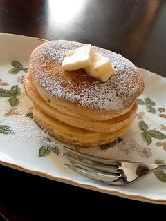 お家カフェ✨ふわふわ 米粉パンケーキ-レシピのメイン写真