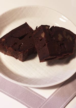 濃厚なチョコレートスプレッドのブラウニー-レシピのメイン写真
