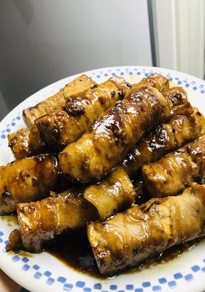 厚揚げのポークロール-レシピのメイン写真