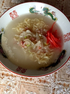とんこつラーメン塩ベーコン金平の具-レシピのメイン写真