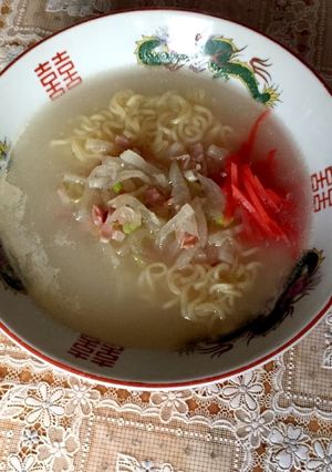 とんこつラーメン塩ベーコン金平の具-レシピのメイン写真