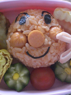 簡単♪キャラ弁。アンパンマン♪-レシピのメイン写真