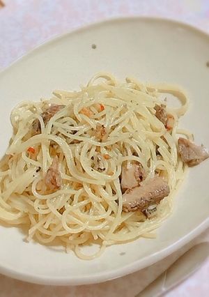 ♡ さんまのペペロンチーノ ♡-レシピのメイン写真