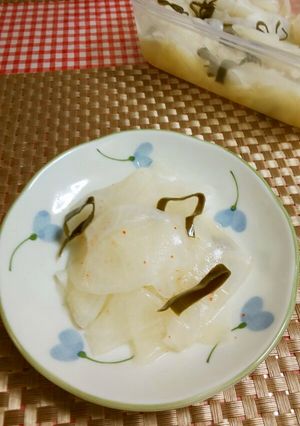 ★簡単！美味しい大根の＊千枚漬け＊♪-レシピのメイン写真