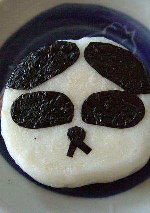 キャラ弁　はんぺんパンダ-レシピのメイン写真