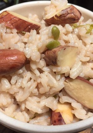 ジャックスフルーツ(ナンカ)の種栗ご飯風-レシピのメイン写真