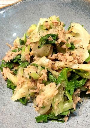 セロリとツナのおつまみサラダ-レシピのメイン写真