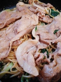 豚肉の生姜焼き焼そば-レシピのメイン写真