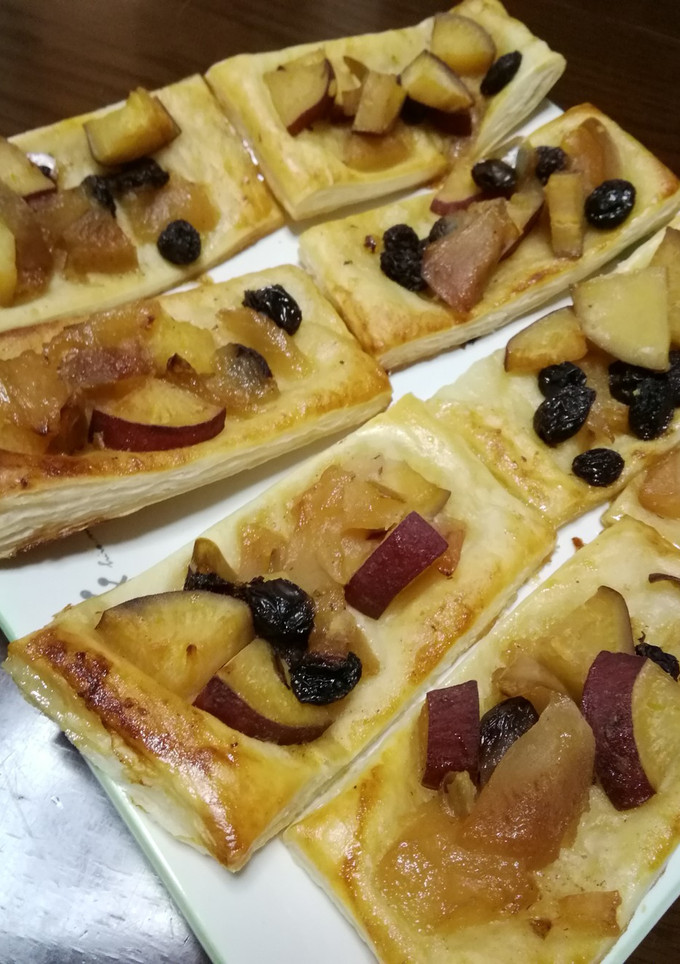 さつまいもとりんごの甘煮をパイにリメイク-レシピのメイン写真