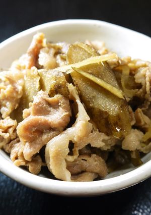 豚肉ごぼう生姜しぐれ煮（電気圧力鍋５分）-レシピのメイン写真