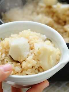 里芋の炊き込み御飯-レシピのメイン写真