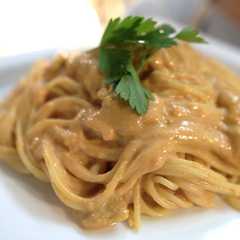 รูปของ ハワイのアランチーノのウニクリームパスタ