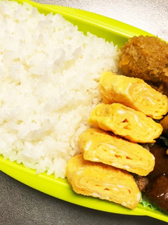 旦那弁当327♥かぼちゃコロッケ弁当!-レシピのメイン写真