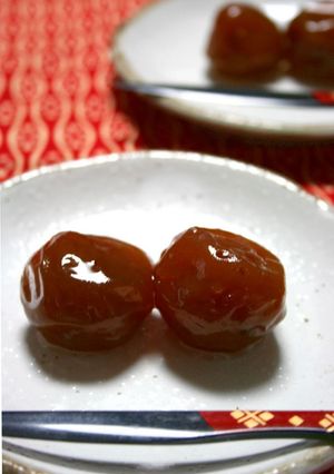 梅の甘露煮（梅酒の梅使用）-レシピのメイン写真