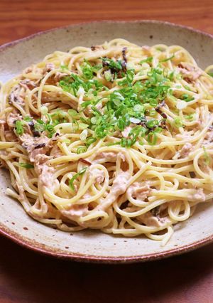 簡単で美味い！ツナマヨと塩昆布のパスタ-レシピのメイン写真