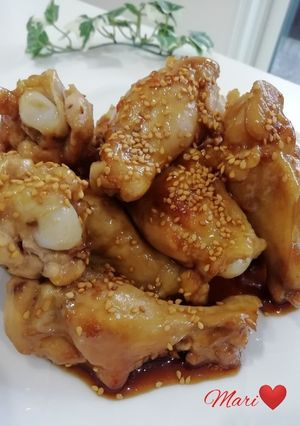 みんな大好き♡鶏手羽元の甘辛焼き-レシピのメイン写真